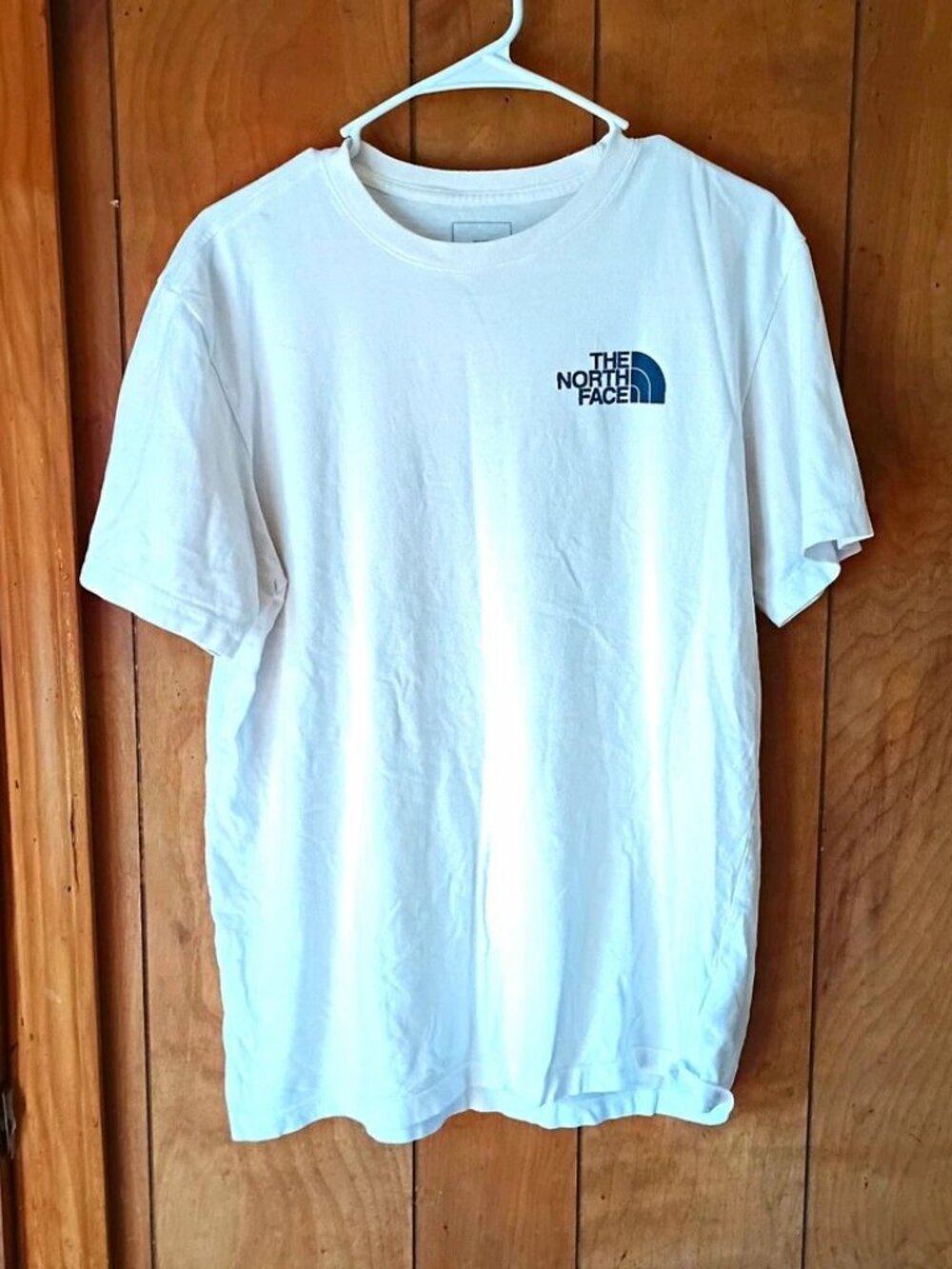 The North Face Men's White Double-Sided Graphic Logo T-Shirt Size L alpine equip